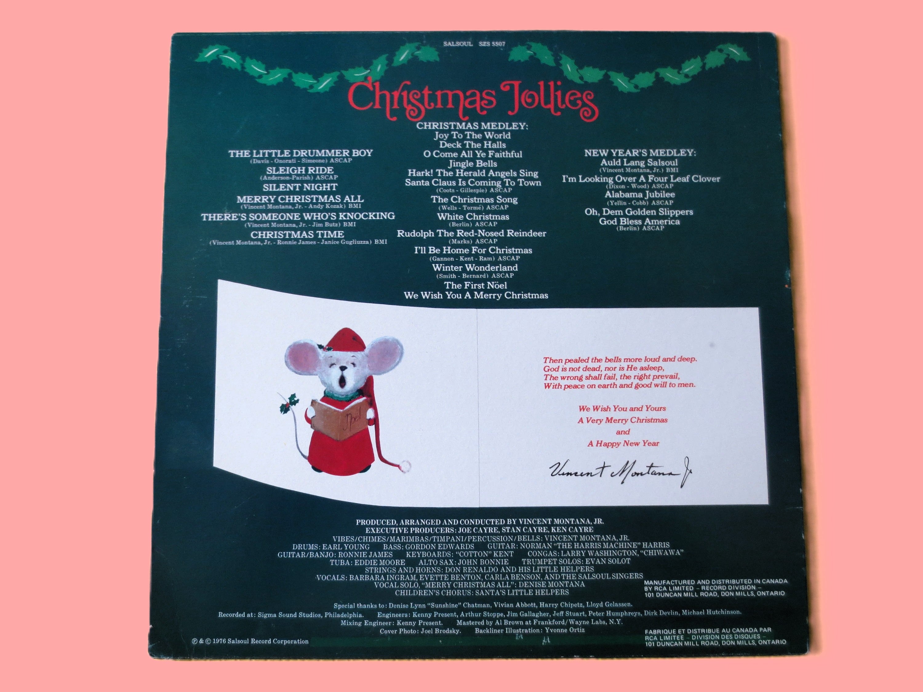 The Salsoul Orchestra – Christmas Jollies (1976) Vinyl LP