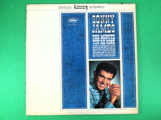 SONNY JAMES, The Minute You're Gone, Sonny James Records, Sonny James Albums, Sonny James lps, Vinyl Albums, Vintage Records, 1963 Record