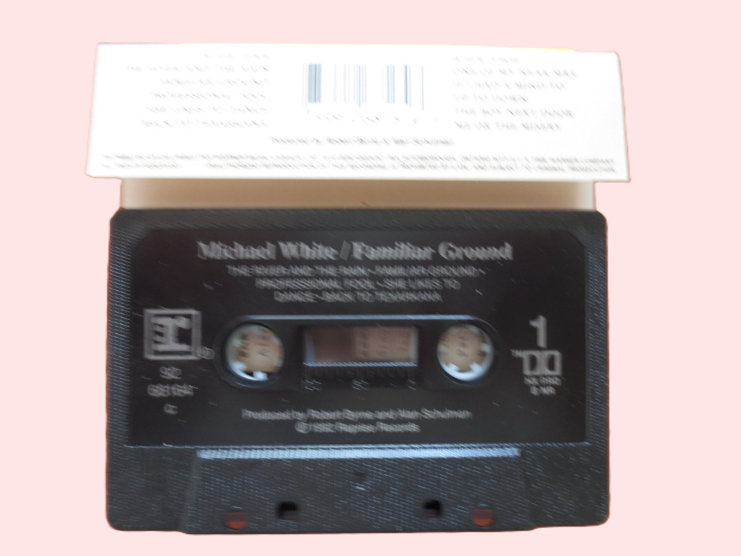 MICHAEL WHITE, FAMILIAR Ground, 1992 Cassette Tape, Vintage Cassette