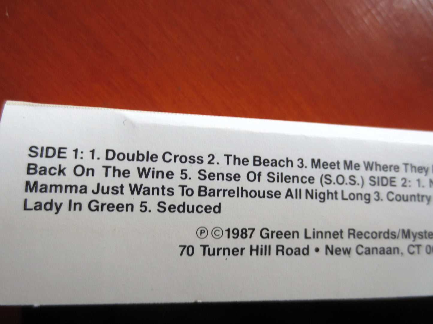 MARY COUGHLAN, Tired and EMOTIONAL, 1987 Cassette Tape, Vintage Cassette