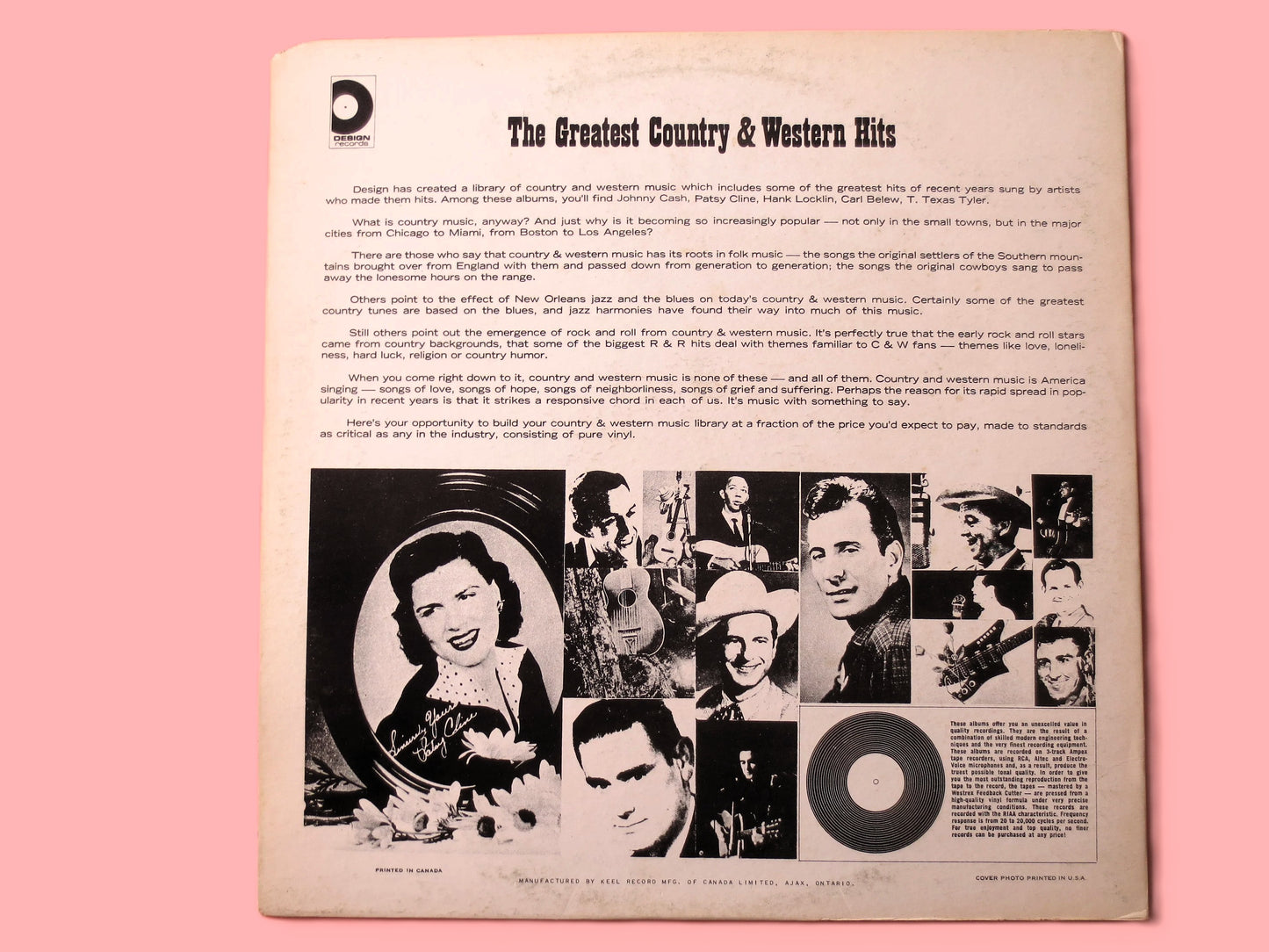 T TEXAS TYLER, Country and Western, T Texas Tyler Album, T Texas Tyler lp, Record, Country Album, Country lps, 1962 Records