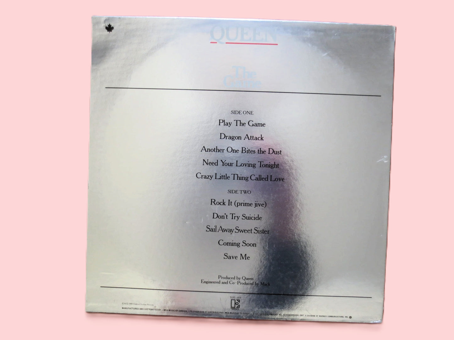 QUEEN, The GAME, QUEEN Record, Queen Album, Queen Hits, Queen Songs, Queen Music, Rock Albums, Rock Records, Rock Music, 1980 Records