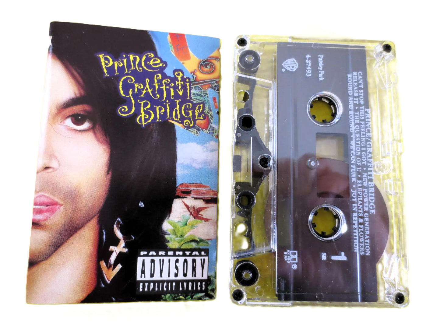 PRINCE, GRAFFITI BRIDE, Prince Tape, Prince Album, Tape Cassette, Prince Cassette, Prince Hits, Cassette Music, Cassette Tape, 1990 Cassette