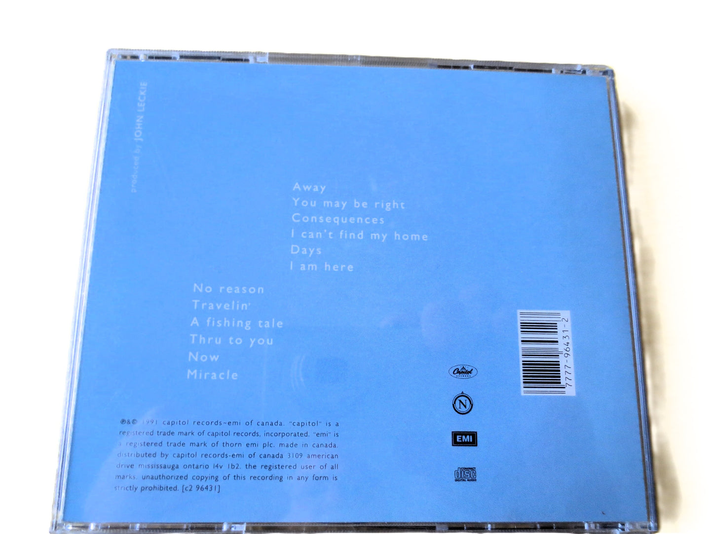 The GRAPES of WRATH, These Days Cd, GRAPES of Wrath Cd, Music Cd, Rock Cd, Pop Music Cd, Vintage Rock Cd, Cd, 1991 Compact Disc