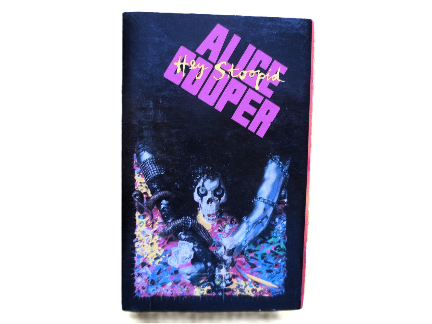 ALICE COOPER Tape, Hey STOOPID, Alice Cooper Album, Alice Cooper Music, Tape Cassette, Rock Cassette, Rock Lp, 1991 Cassette