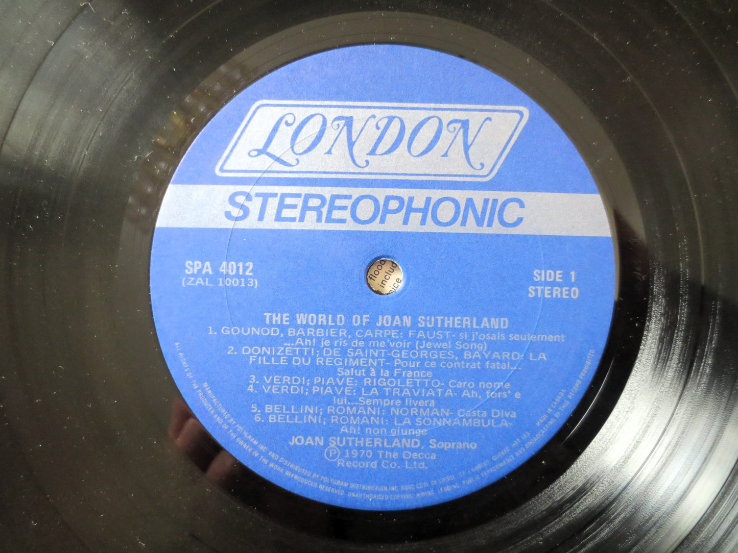 JOAN SUTHERLAND, OPERA, Joan Sutherland Lp, Romantic Record, Romantic Album, Jazz, Big Band, Vintage Vinyl, 1970 Records