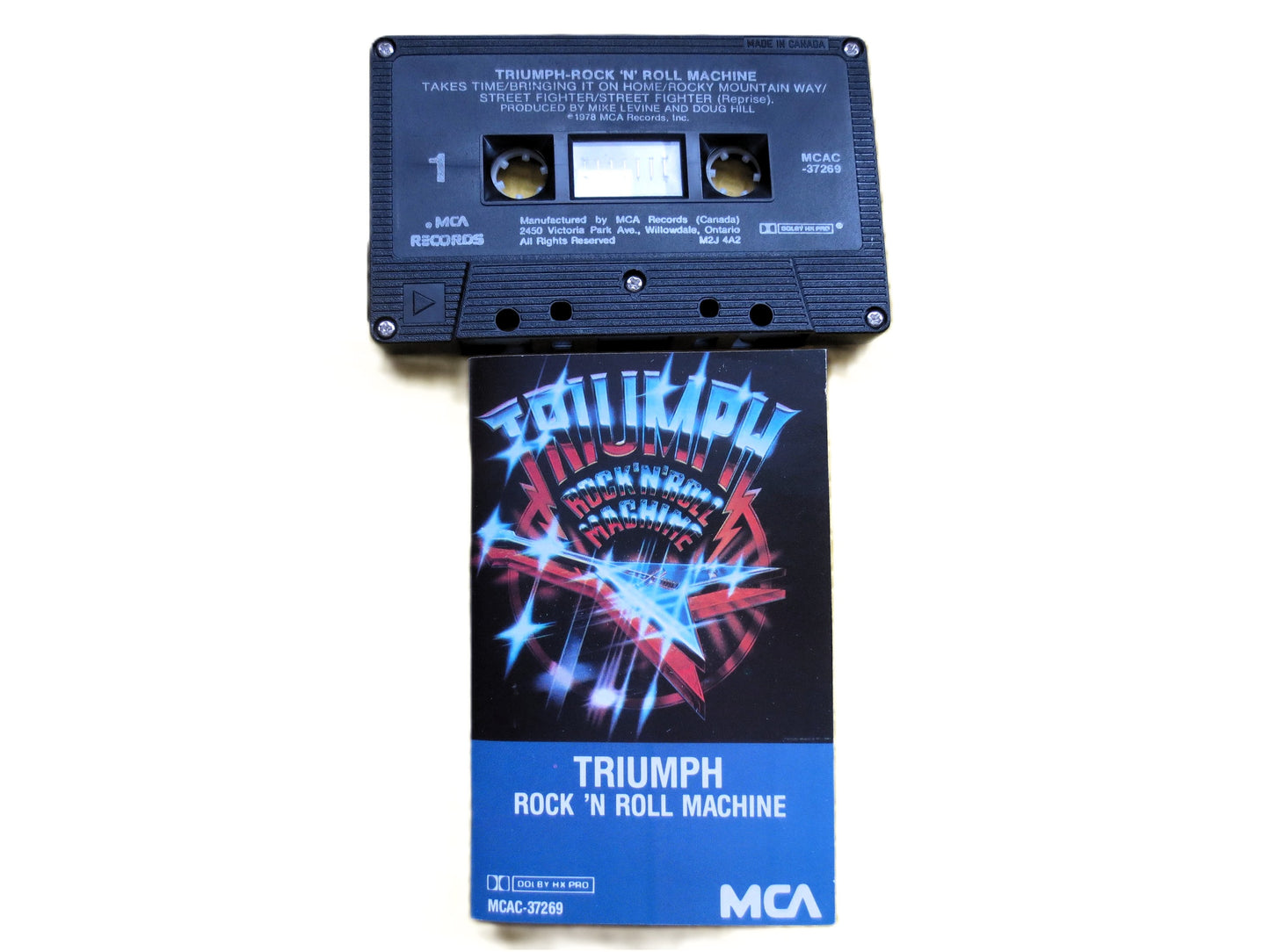 TRIUMPH, ROCK 'N Roll Machine, TRIUMPH Cassette, Triumph Tape, Triumph Album, 80s Rock Cassette, Rock Tape, Classic Rock Tape, 1983 Cassette