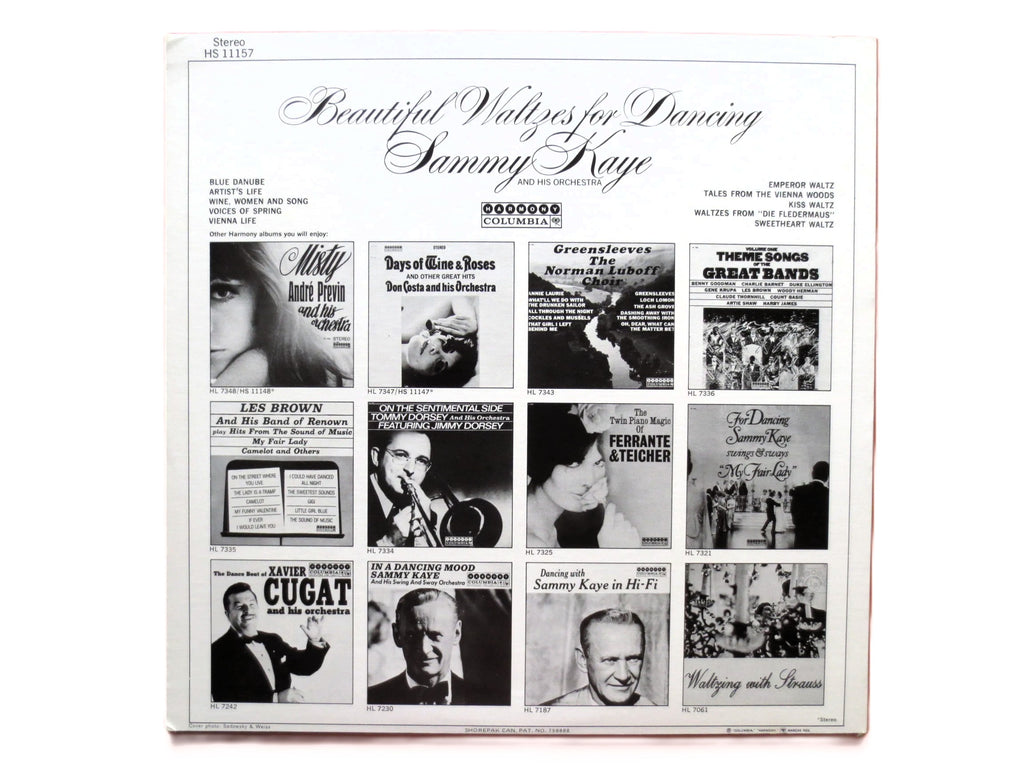 Sammy Kaye – Beautiful Waltzes for Dancing (1965) Vinyl LP