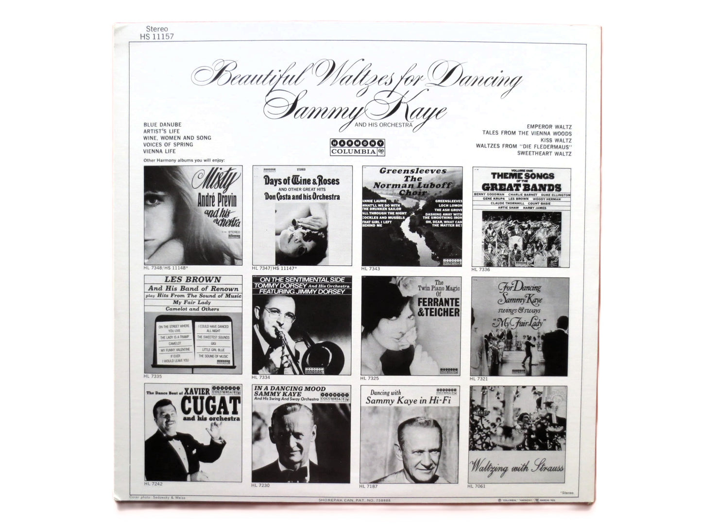 SAMMY KAYE, Waltzes for DANCING, Sammy Kaye Record, Sammy Kaye Album, Sammy Kaye Vinyl, Sammy Kaye Lp, Vinyl, 1965 Records
