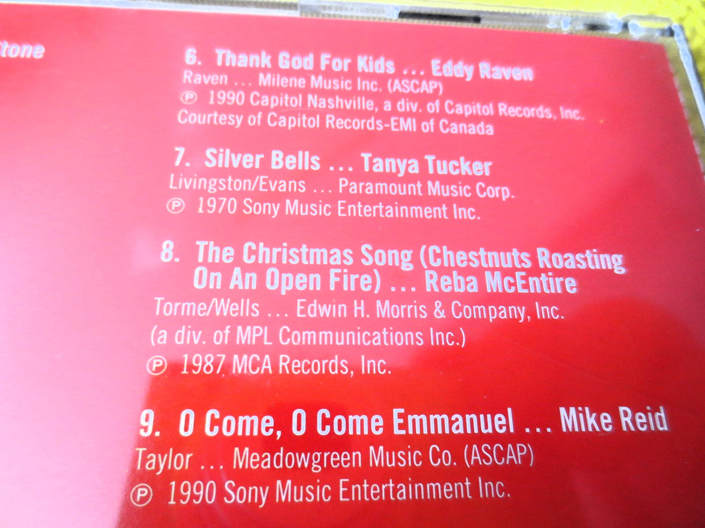 Christmas in the Country, CD - 1992 Compact Disc, Christmas Music