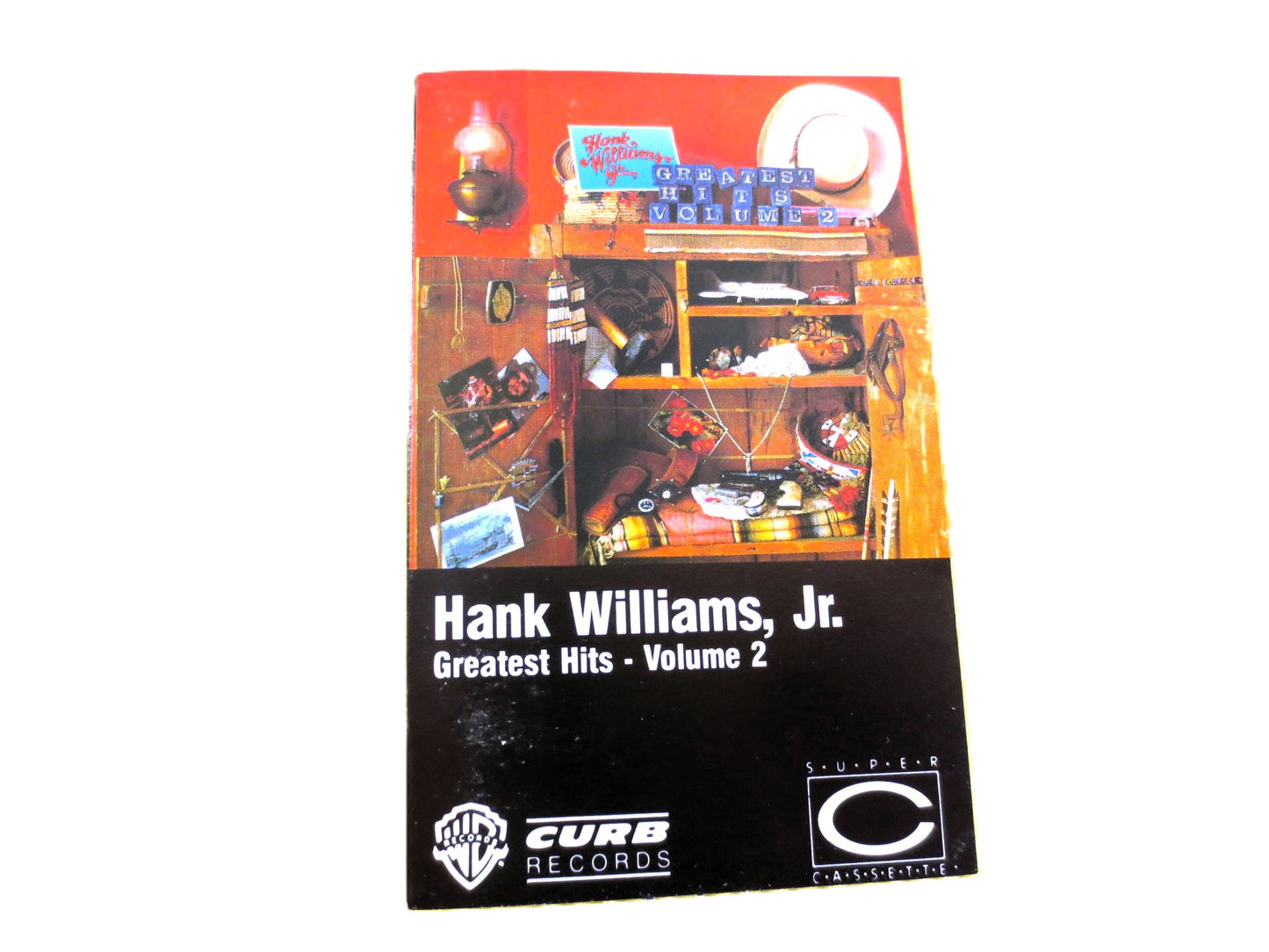HANK WILLIAMS Jr, GREATEST Hits, Volume 2, Hank Williams Tape, Hank Williams Album, Tape Cassette, Country Cassette, Cassette