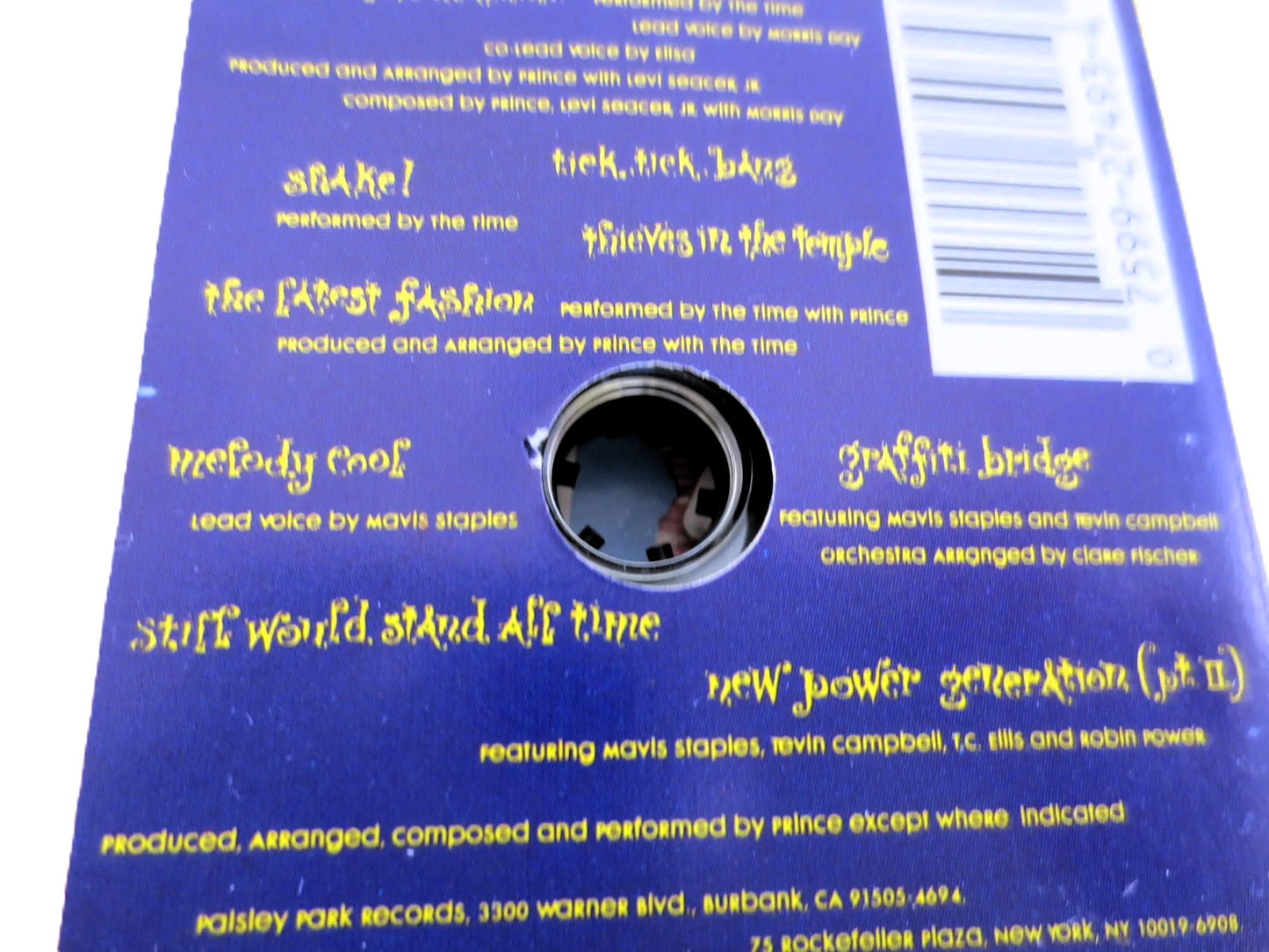 PRINCE, GRAFFITI BRIDE, Prince Tape, Prince Album, Tape Cassette, Prince Cassette, Prince Hits, Cassette Music, Cassette Tape, 1990 Cassette