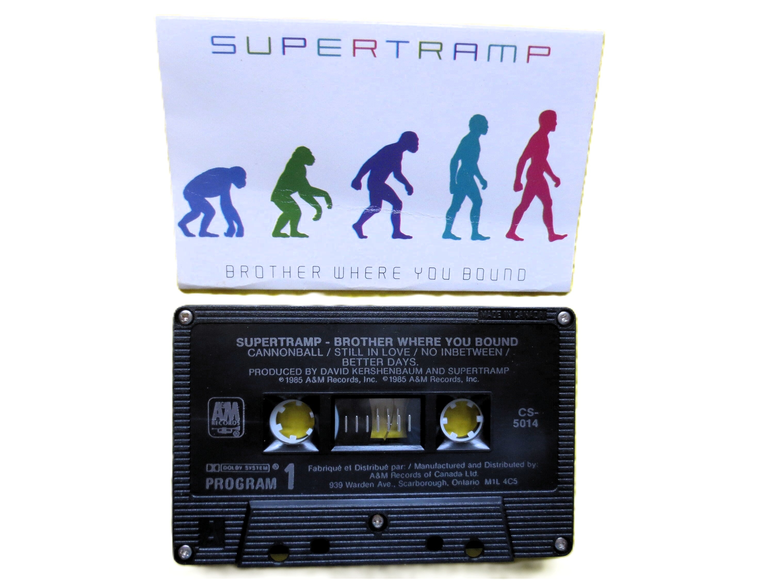 Supertramp – Brother Where You Bound (1985) Cassette