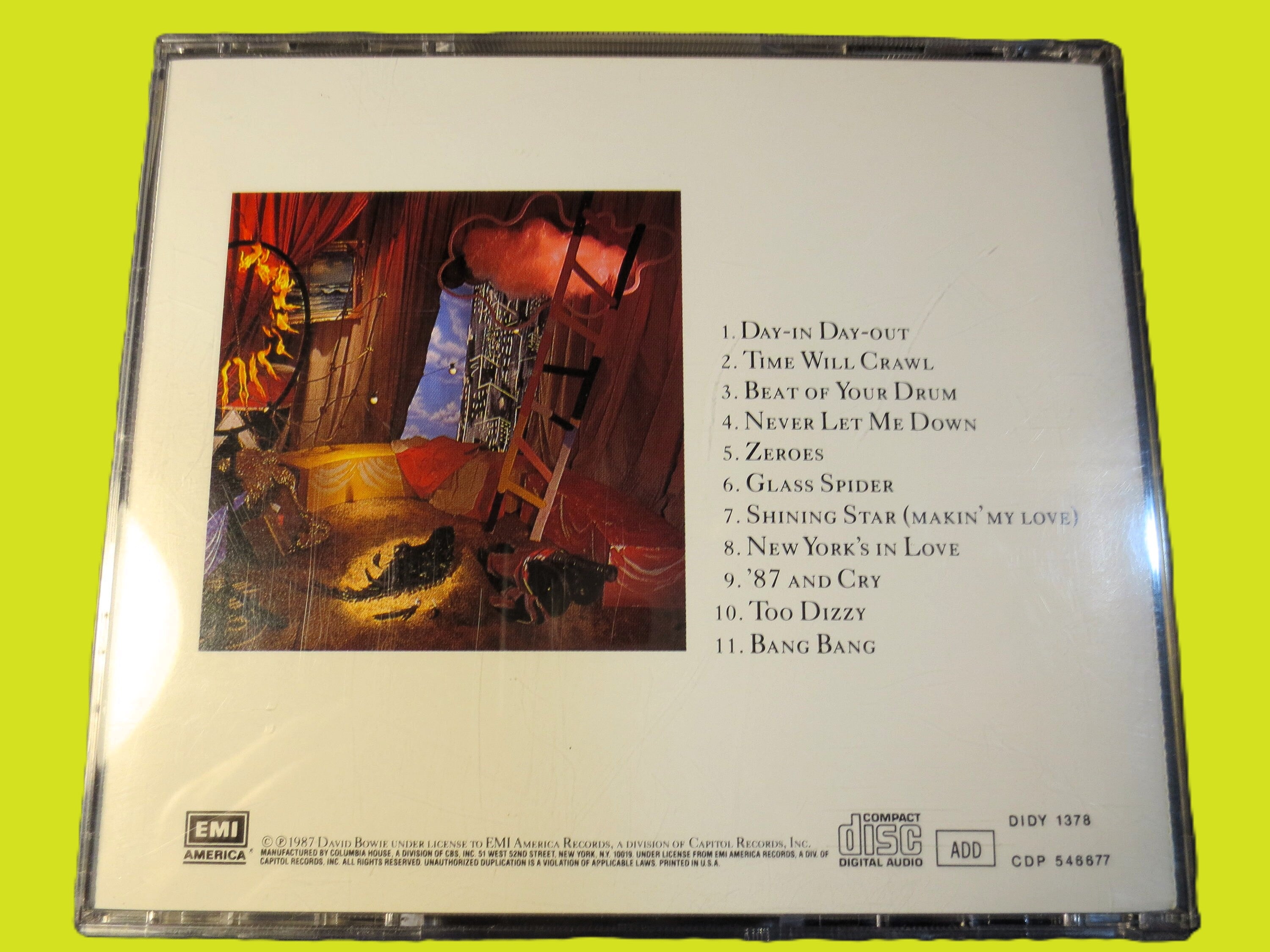 David Bowie – Never Let Me Down (1987) CD