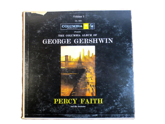 PERCY FAITH, George GERSHWIN Lp, Colmbia Records, Percy Faith Album, Percy Faith Vinyl, Vinyl Lp, Lps, 1958 Records