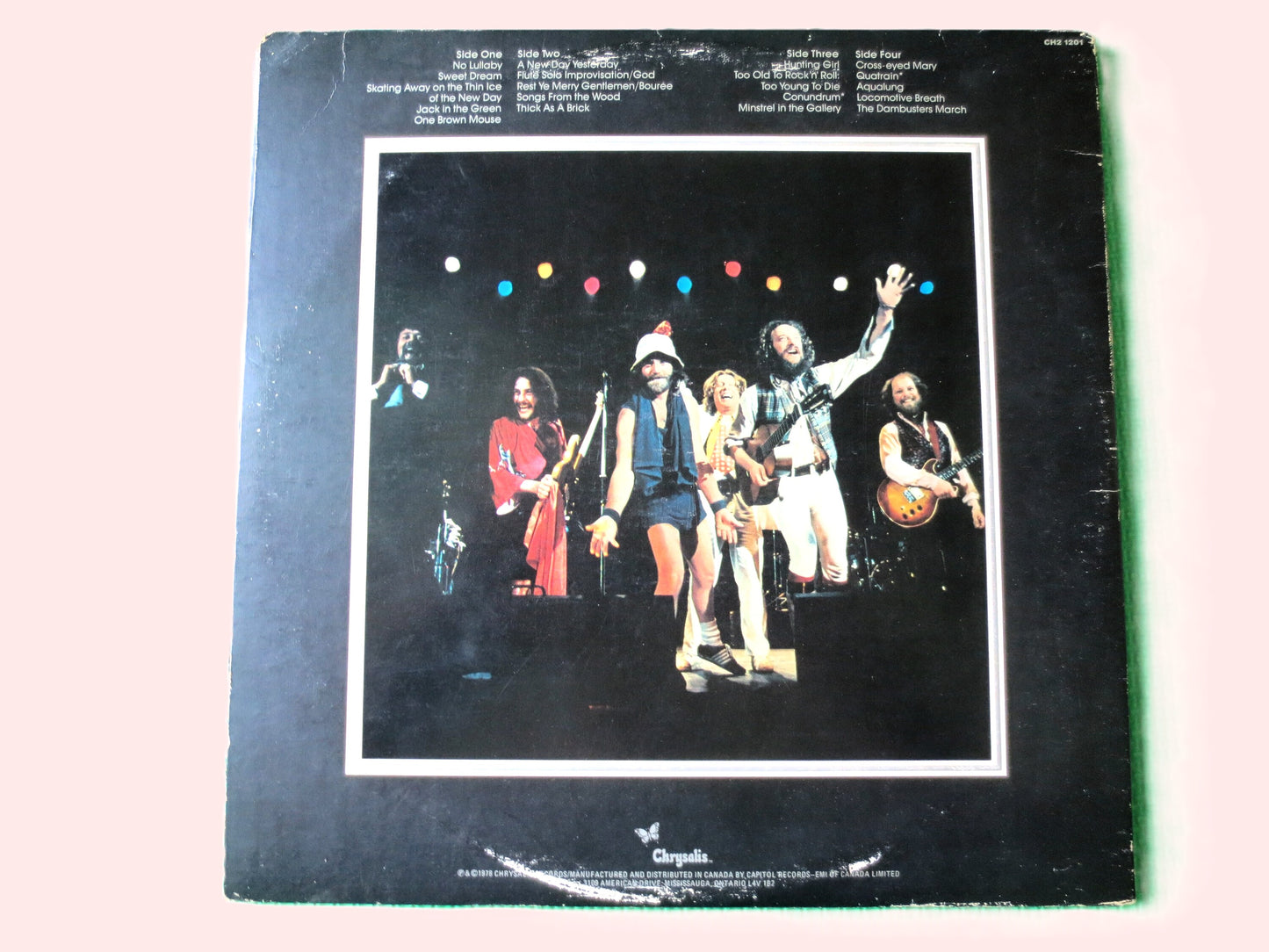 JETHRO TULL, "LIVE" - 2 Records - Vinyl Lp - 1978 Rock Album