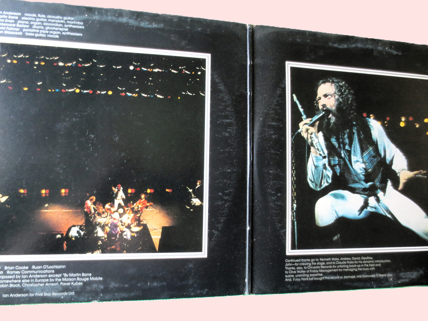 JETHRO TULL, "LIVE" - 2 Records - Vinyl Lp - 1978 Rock Album