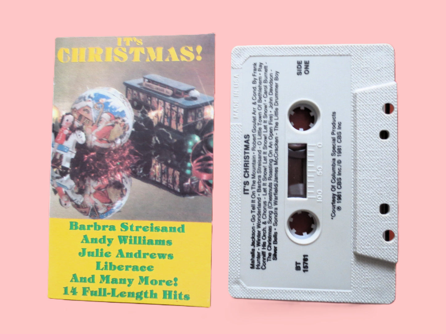 It's CHRISTMAS, JULIE Andrews, LIBERACE, 1981 Cassette Tape, Vintage Cassette