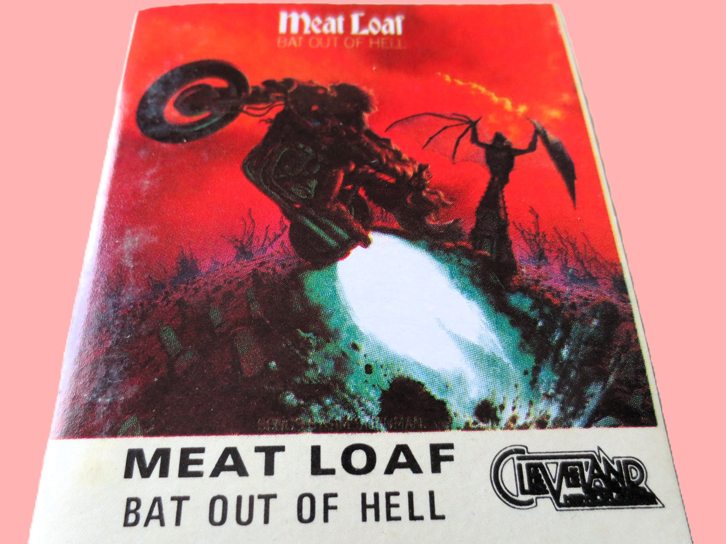 MEAT LOAF, BAT Out Of Hell, 1977 Cassette Tape, Vintage Cassette