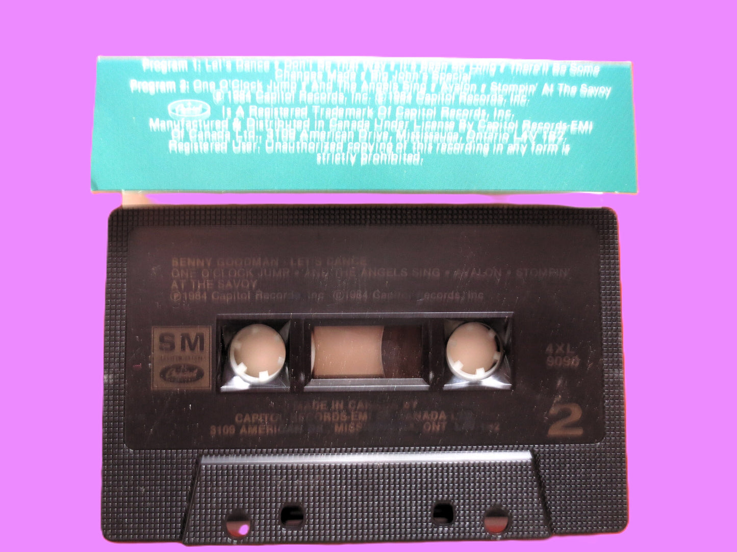 BENNY GOODMAN, Let's DANCE Album, 1984 Cassette Tape, Vintage Cassette