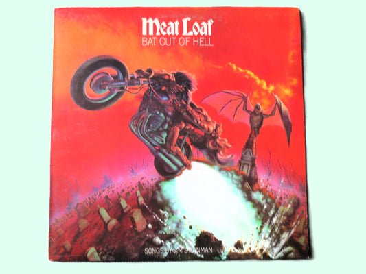 MEAT LOAF, BAT Out of Hell, 1977 Record, Vintage Album, Vinyl Lp