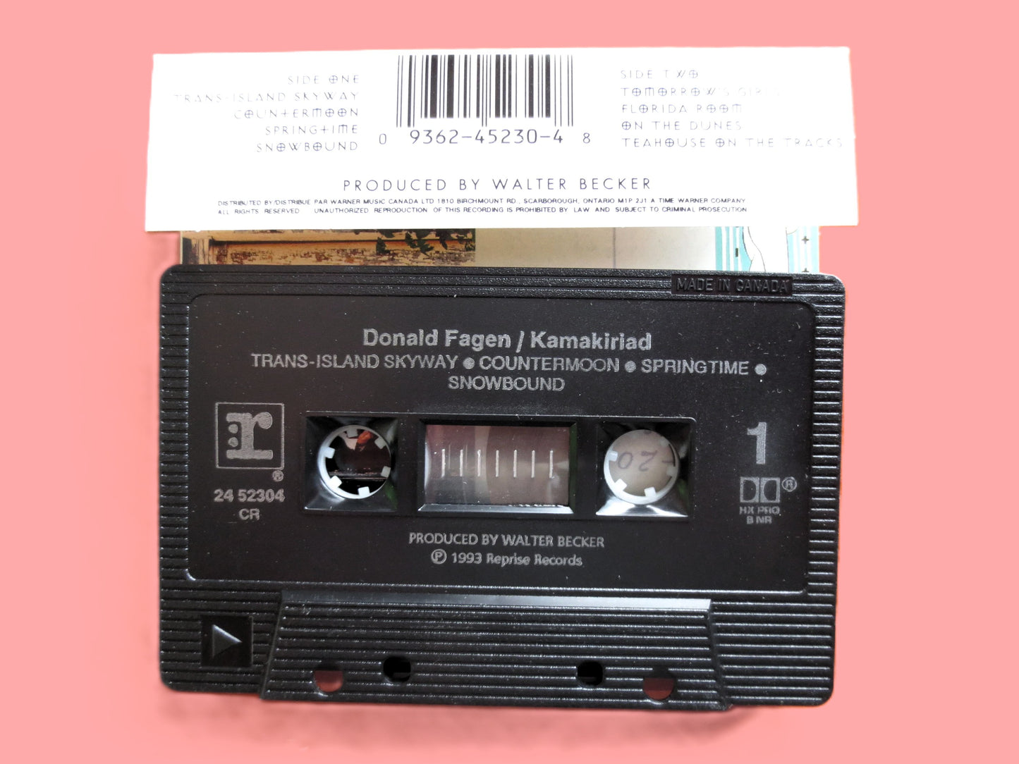 DONALD FAGEN, KAMAKIRIAD, 1993 Cassette Tape, Vintage Cassette