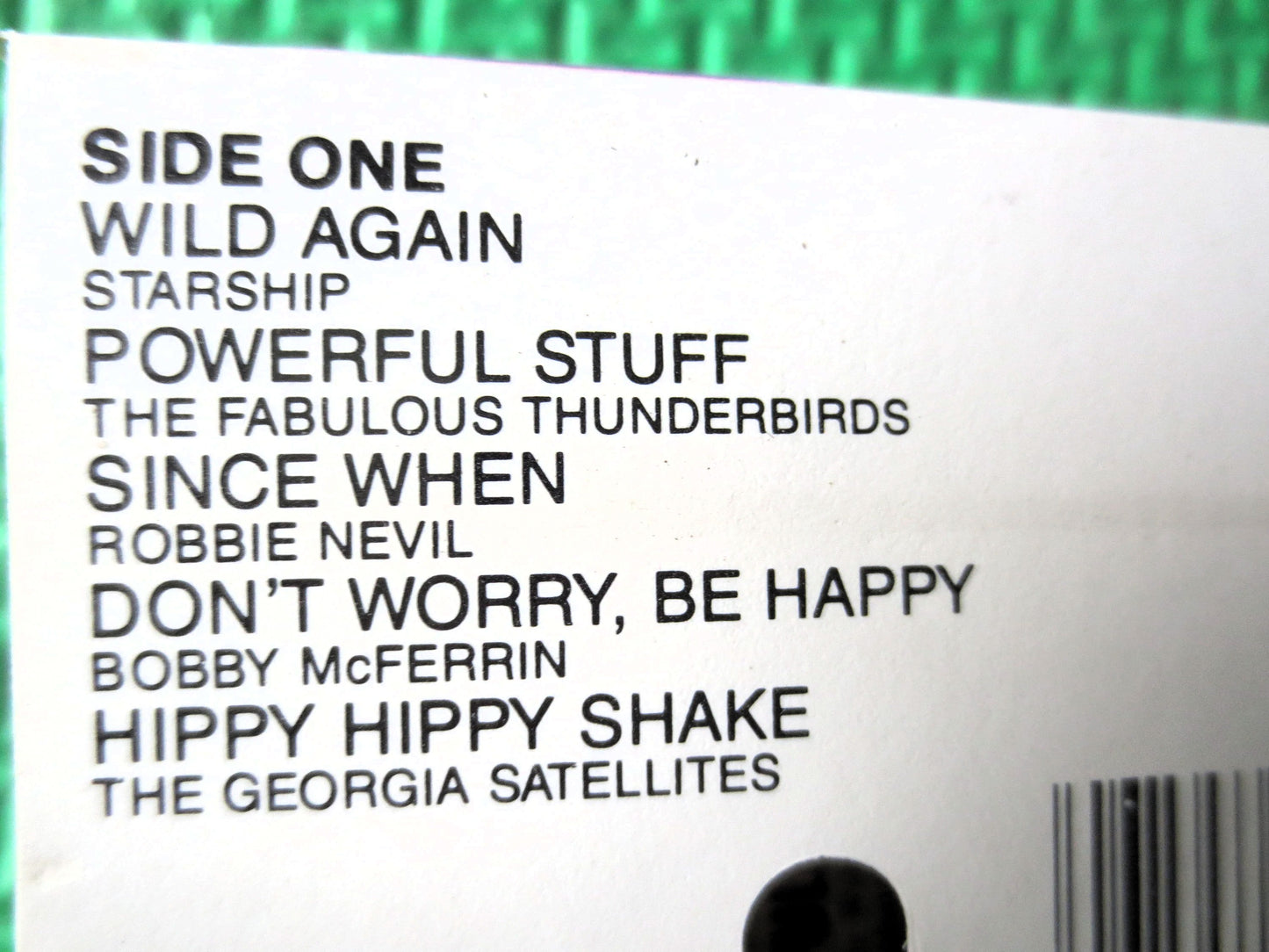 COCKTAIL, MOVIE SOUNDTRACK, Tom Cruise, 1988 Cassette Tape, Vintage Cassette