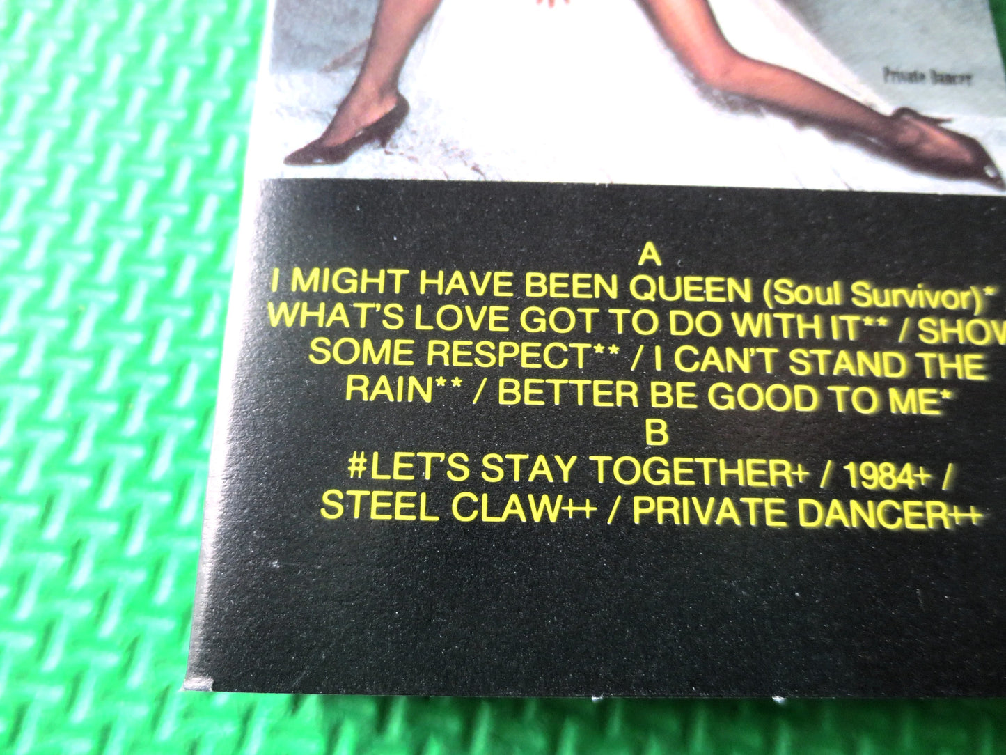 TINA TURNER, Private DANCER, Tina Turner Tape, Tina Turner Album, Tina Turner Cassette, Rock Lp, Tape Cassette, 1984 Cassette