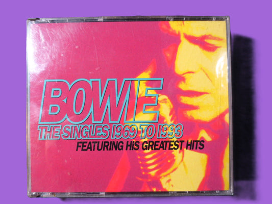DAVID BOWIE, The SINGLES Cd: 1969-1993, Double Disc, Vintage Rock Cd