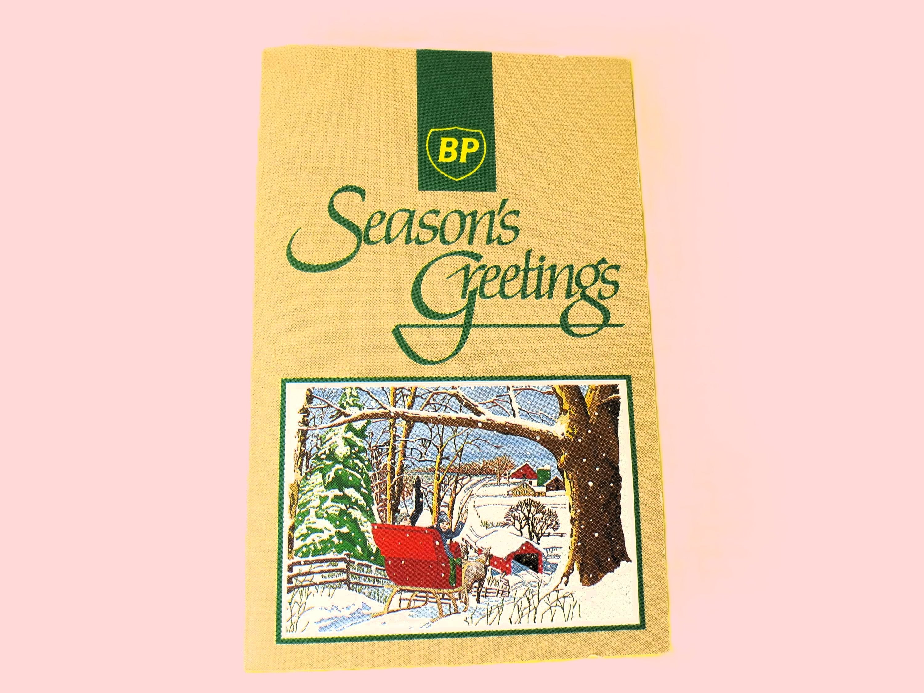SEASON'S GREETINGS, Christmas Music, 1991 Cassette, Vintage Cassette