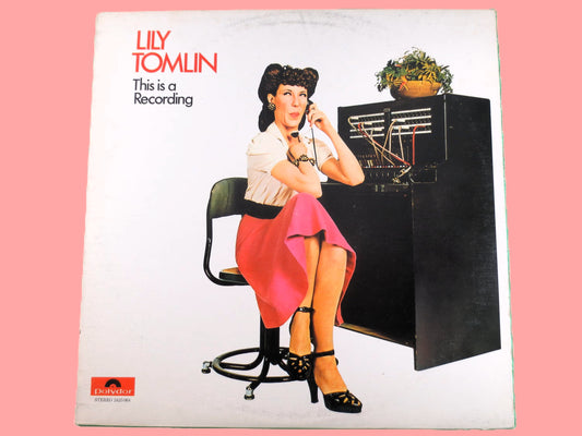 LILY TOMIN, This is a RECORDING, Comedy Album, 1971 Record, Vinyl Lp