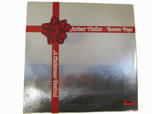 ARTHUR FIEDLER, CHRISTMAS Festival, Boston Pops Orchestra, Christmas Records, Christmas Album, Vintage Vinyl, Vintage Records, 1970 Records
