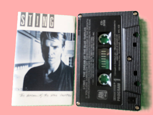 STING, DREAM of the TURTLES, Sting Tape, Sting Album, Tape Cassette, Police Cassette, Rock Cassette, Sting lp, Cassette Music