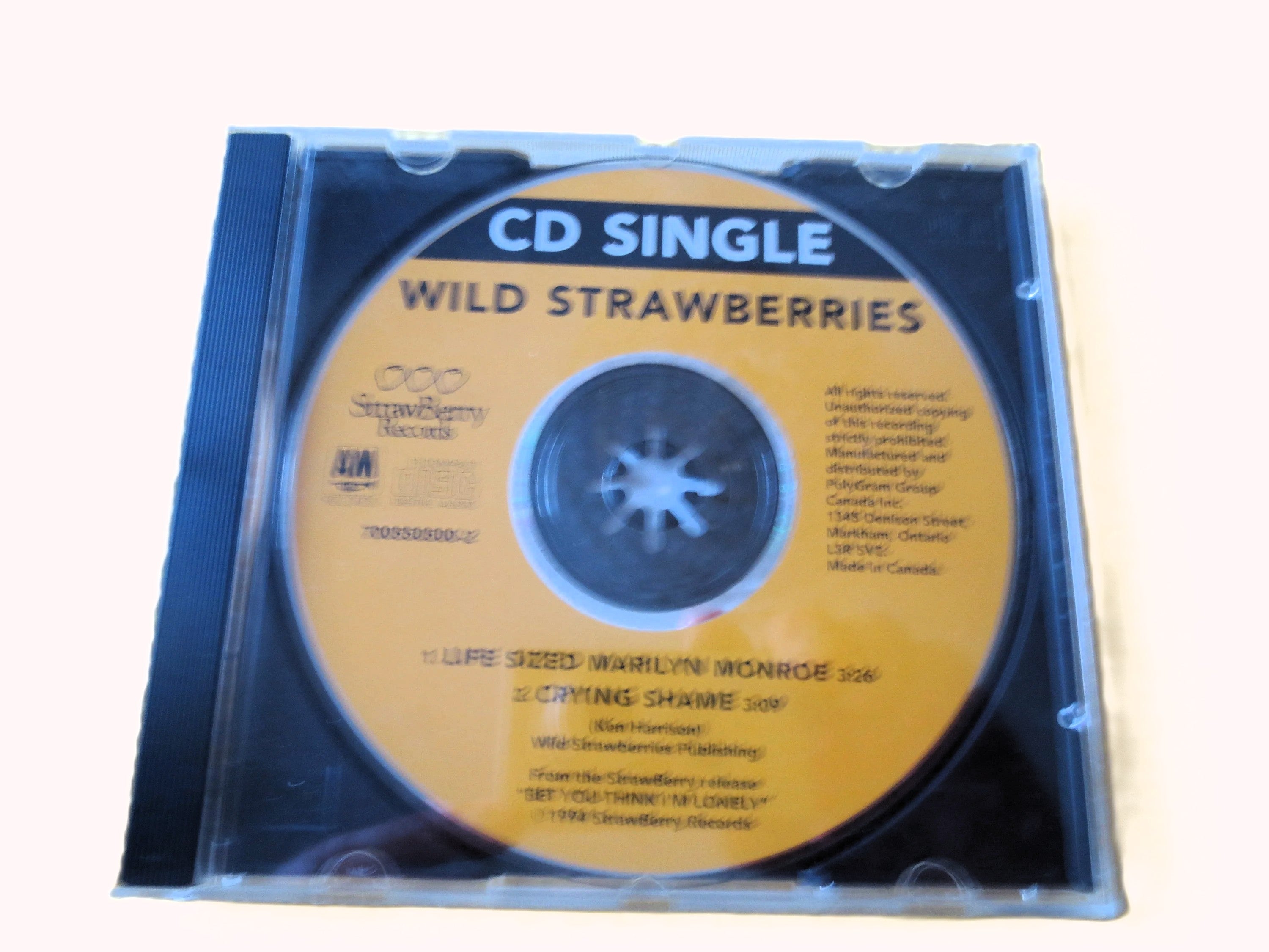 Wild Strawberries – Life Sized Marilyn Monroe (1994) CD