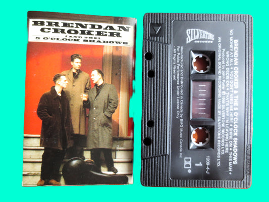 BRENDAN CROKER and the 5 O'clock Shadows, 1989 Cassette Tape, Vintage Album