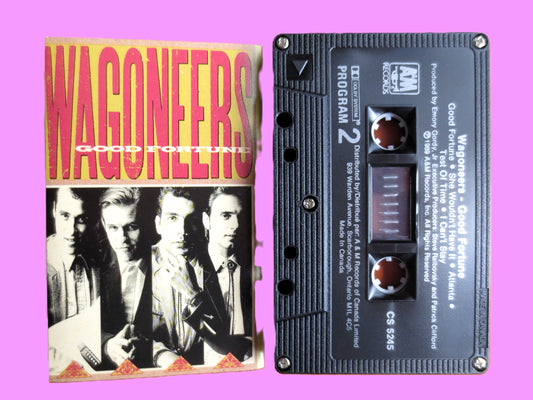 The WAGONEERS, GOOD FORTUNE, 1989 Cassette Tape, Vintage Album