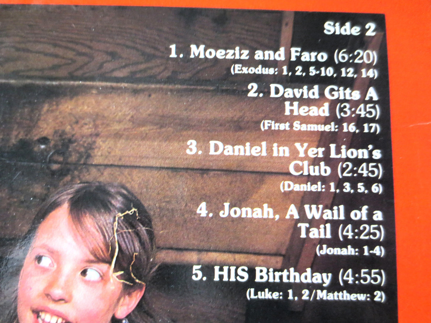 Charlie Farquharson, Bible Stories, Comedy LP - 1981 Recording, Vintage Vinyl, Don Harron Record