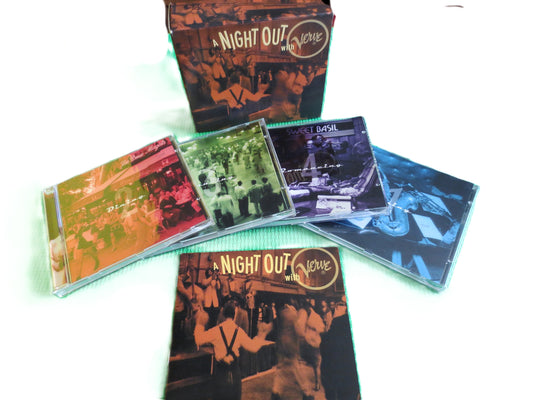 A NIGHT OUT, with VERVE, Verve Records, Verve Records Cd, Jazz Cd, Big Band Cd, Swing Music Cd, Romantic Cd, 1996 Compact Disc