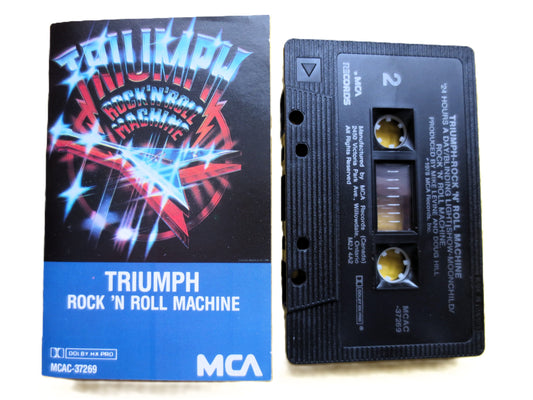 TRIUMPH, ROCK 'N Roll Machine, TRIUMPH Cassette, Triumph Tape, Triumph Album, 80s Rock Cassette, Rock Tape, Classic Rock Tape, 1983 Cassette