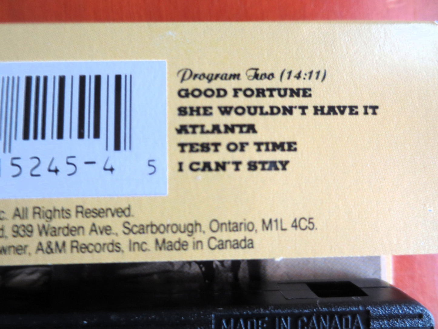 The WAGONEERS, GOOD FORTUNE, 1989 Cassette Tape, Vintage Album