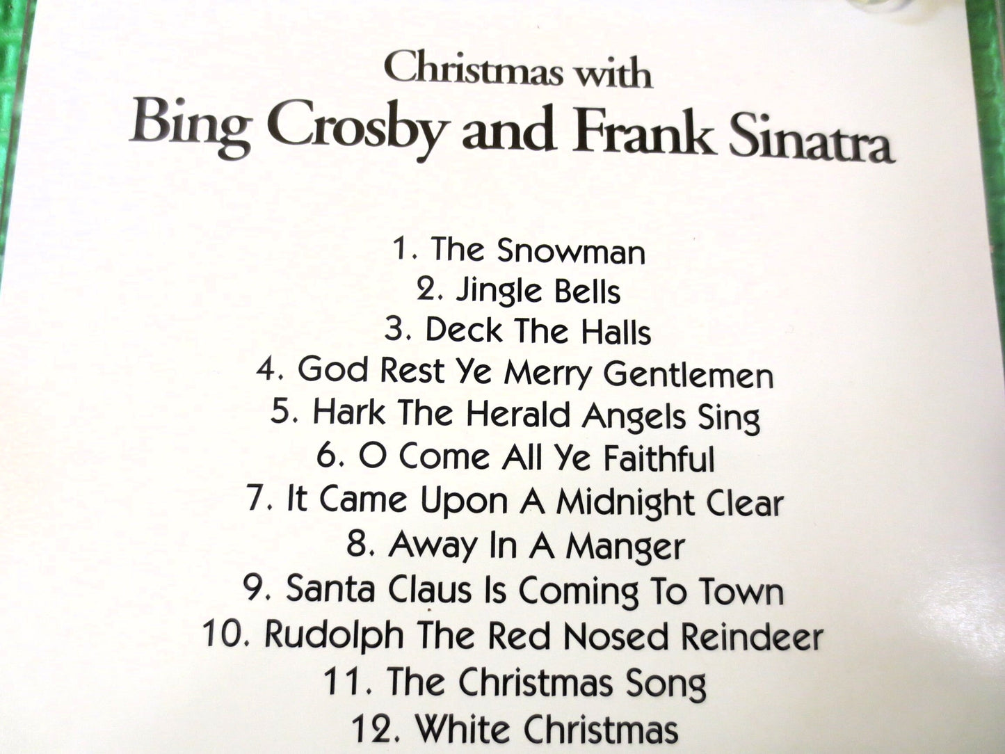 BING CROSBY, CHRISTMAS Cd, Christmas Music, Frank Sinatra, Vintage 1998 Compact Disc