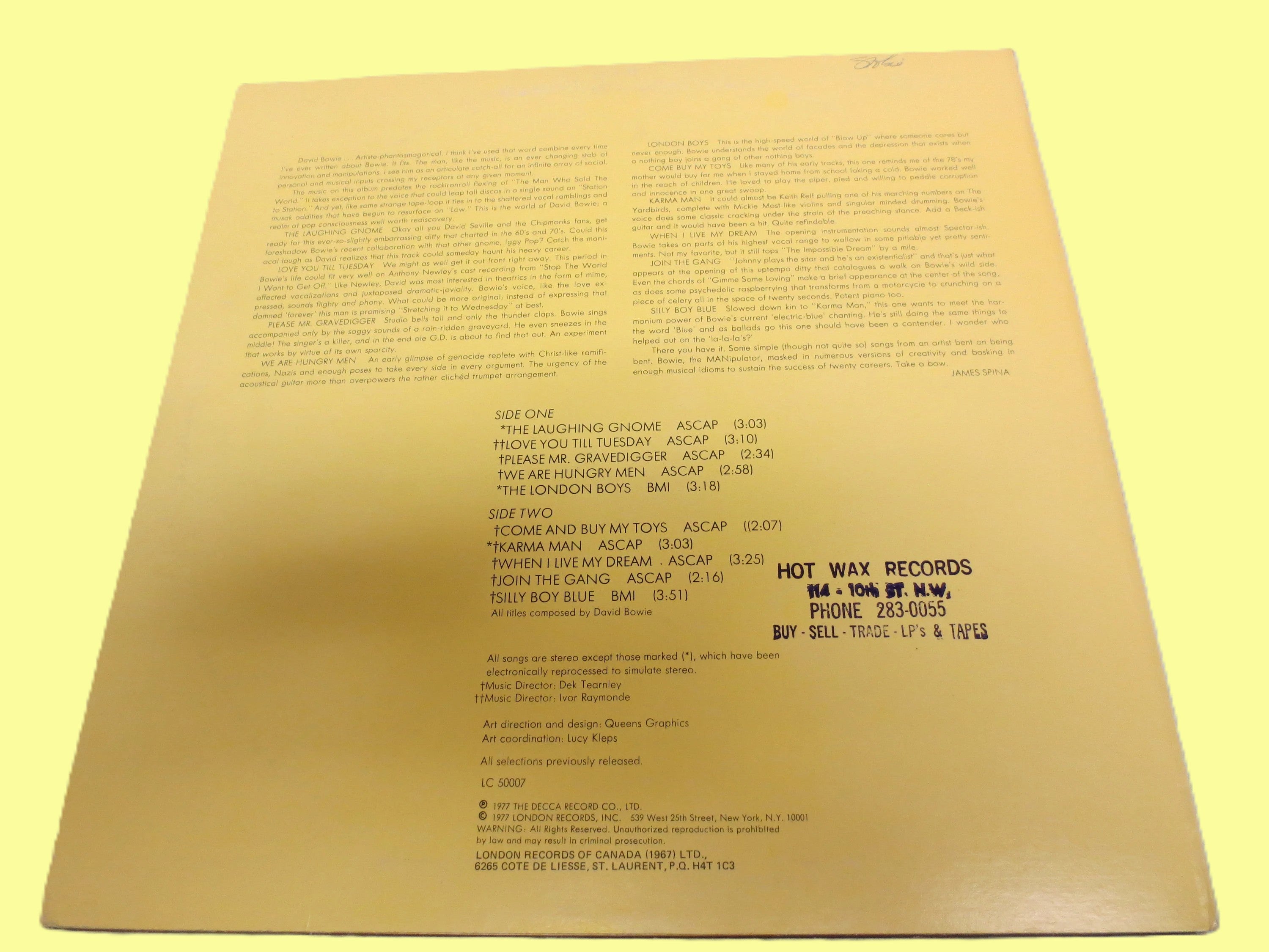 David Bowie – Starting Point (1977) Vinyl LP