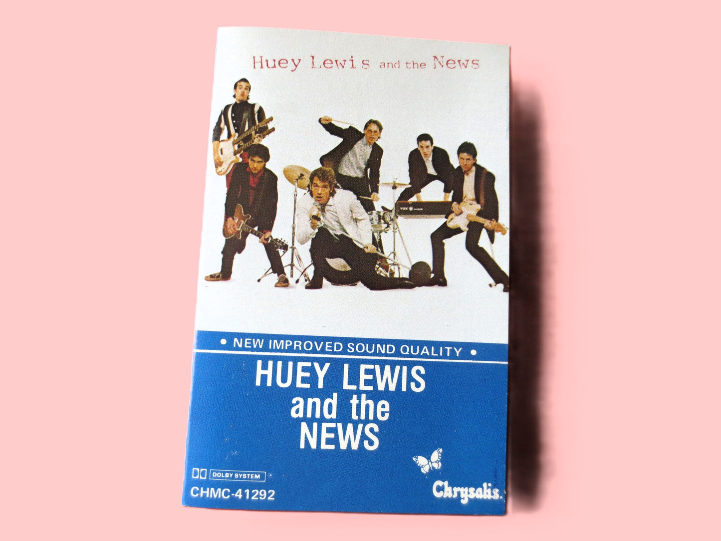 HUEY LEWIS and the NEWS, Classic Rock Tape, Classic Rock Album, Pop Music Tape, Tape Cassette, Jazz Cassette, Cassette Music