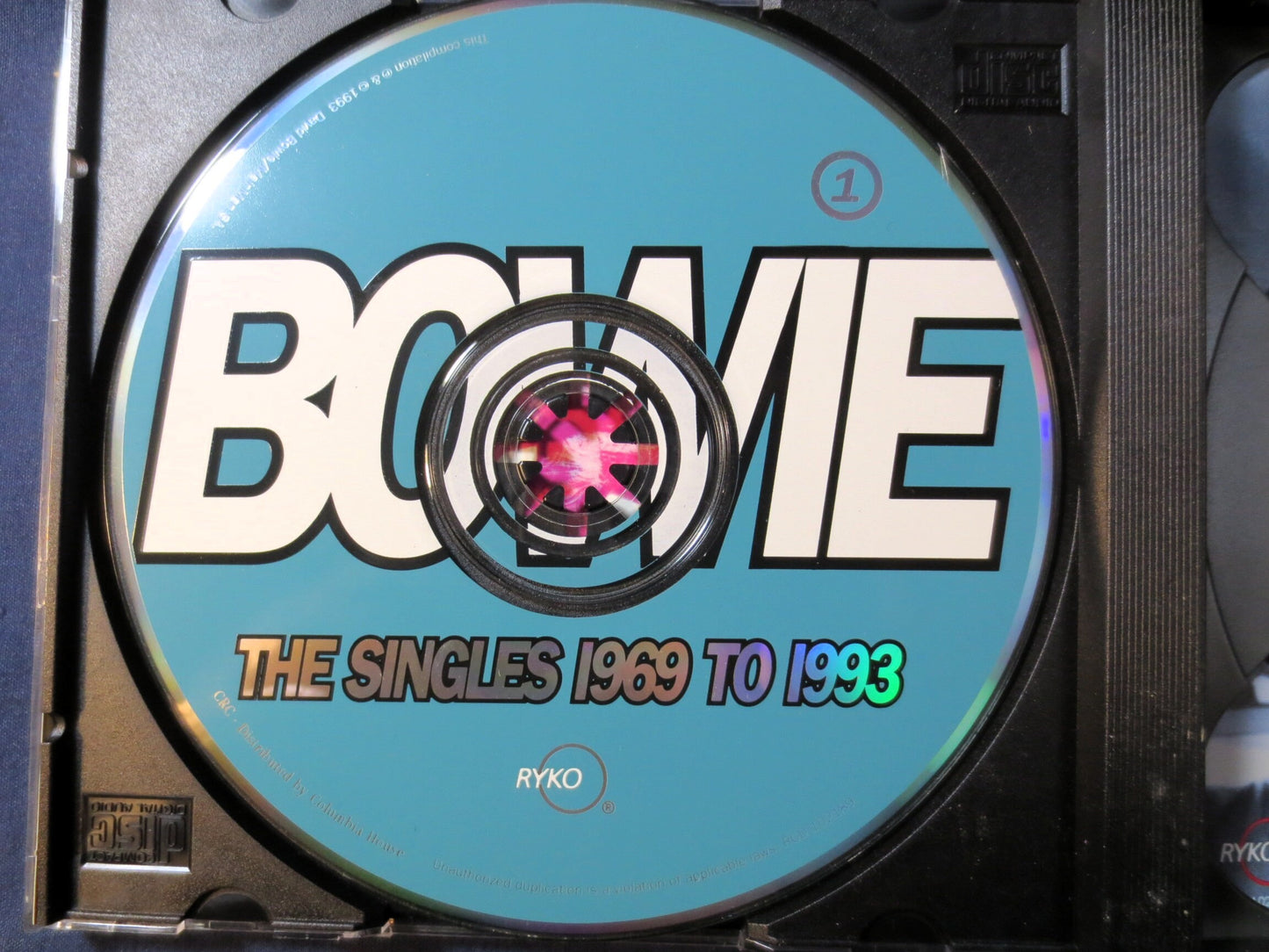 DAVID BOWIE, The SINGLES Cd: 1969-1993, Double Disc, Vintage Rock Cd