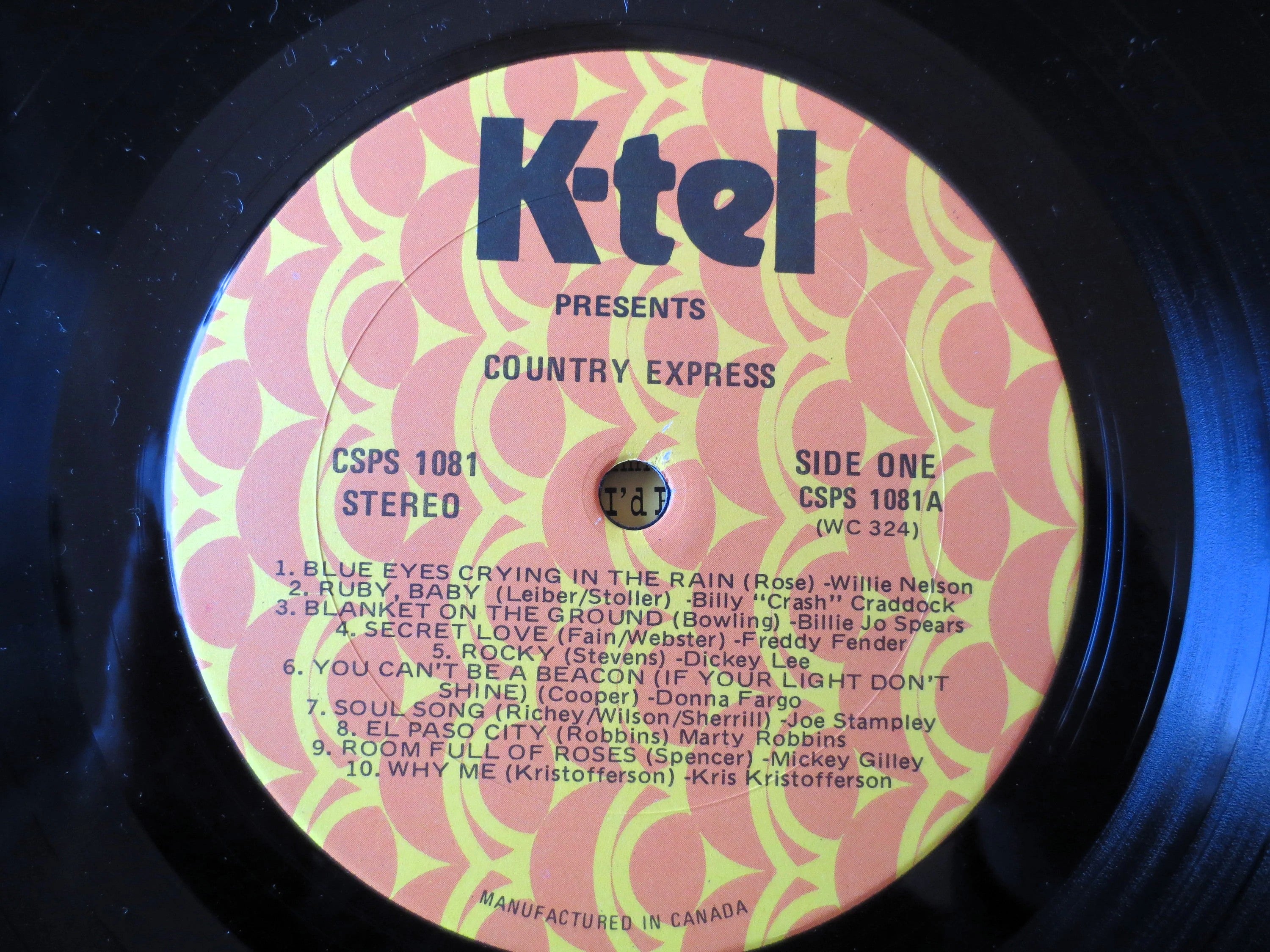 Country Express – K-Tel (1976) Vinyl LP