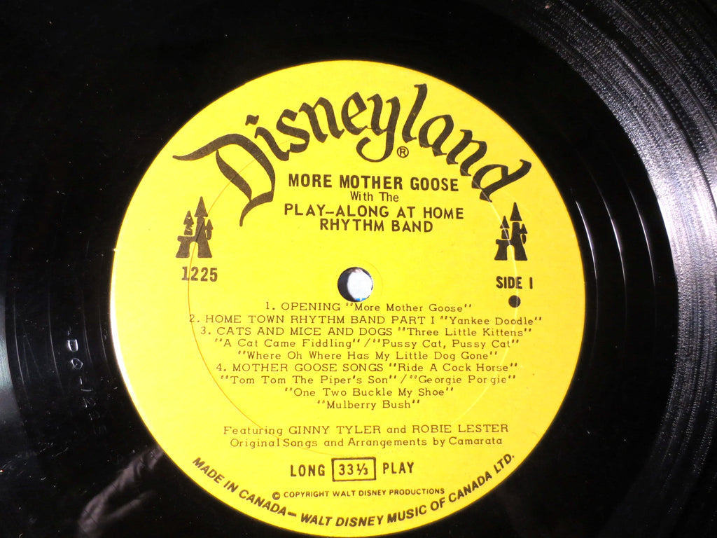 More Mother Goose – Disneyland Records (1962) Vinyl LP