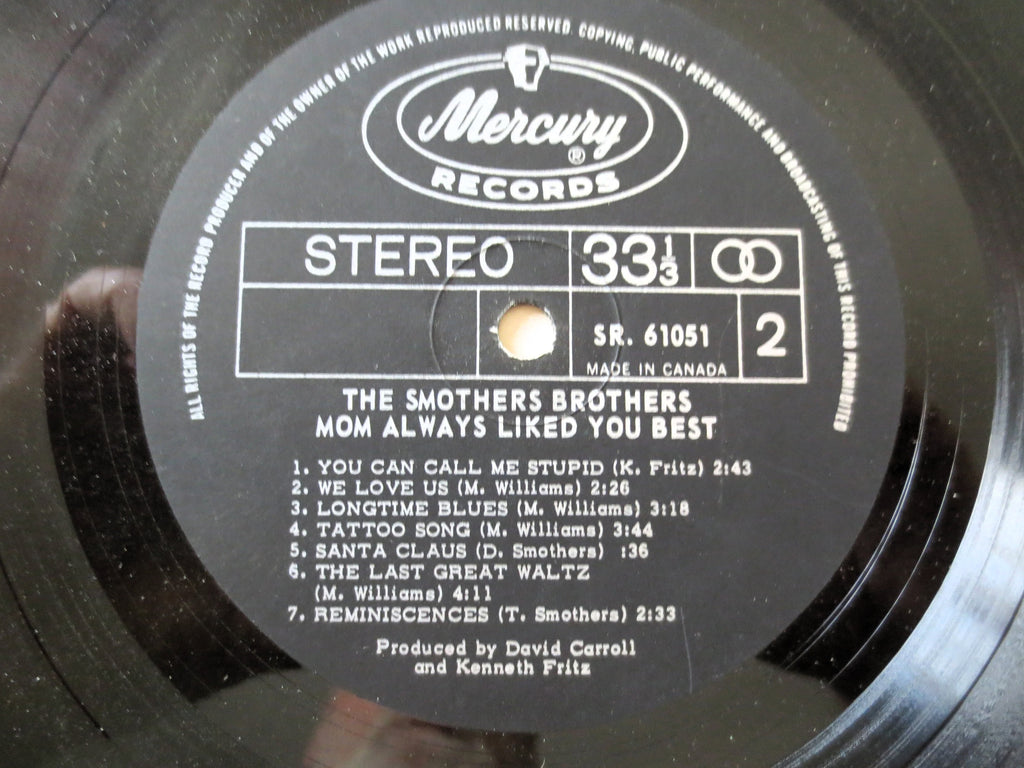 The Smothers Brothers – Mom Always Liked You Best (1965) Vinyl LP