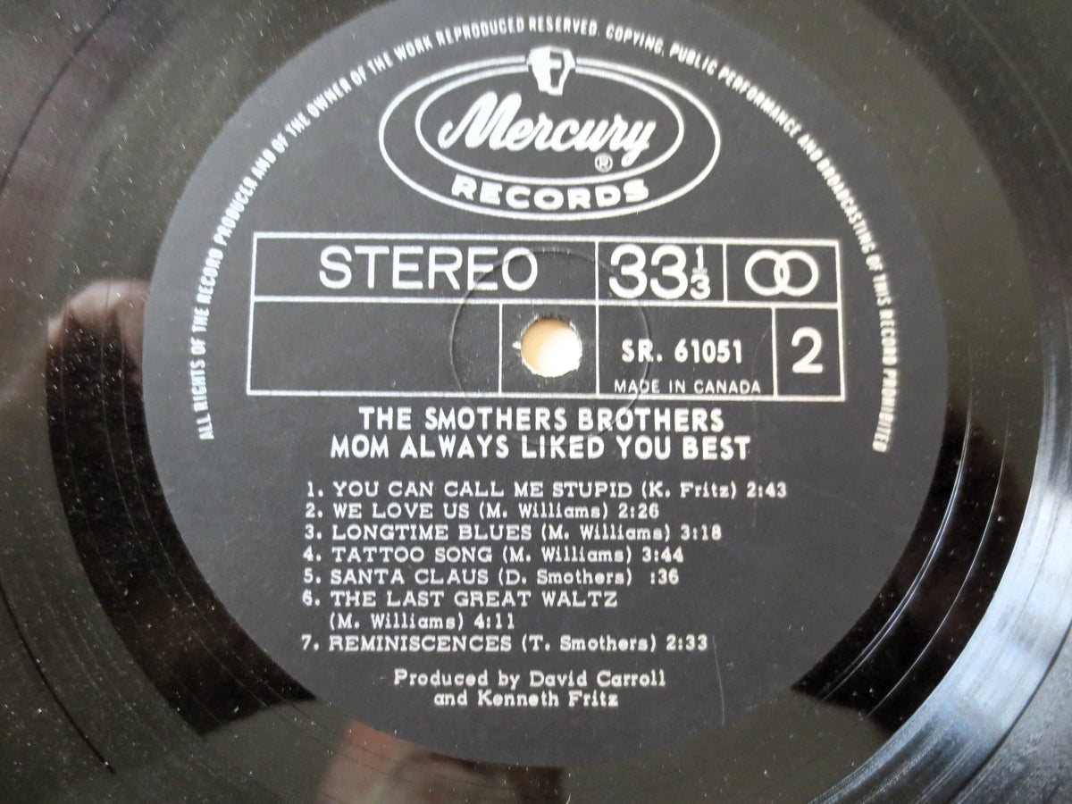 The Smothers Brothers – Mom Always Liked You Best (1965) Vinyl LP
