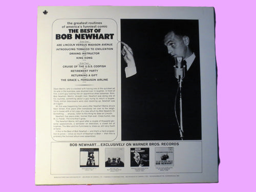 BOB NEWHART, Comedy Album, Bon Newhart Lp, 1966 Records