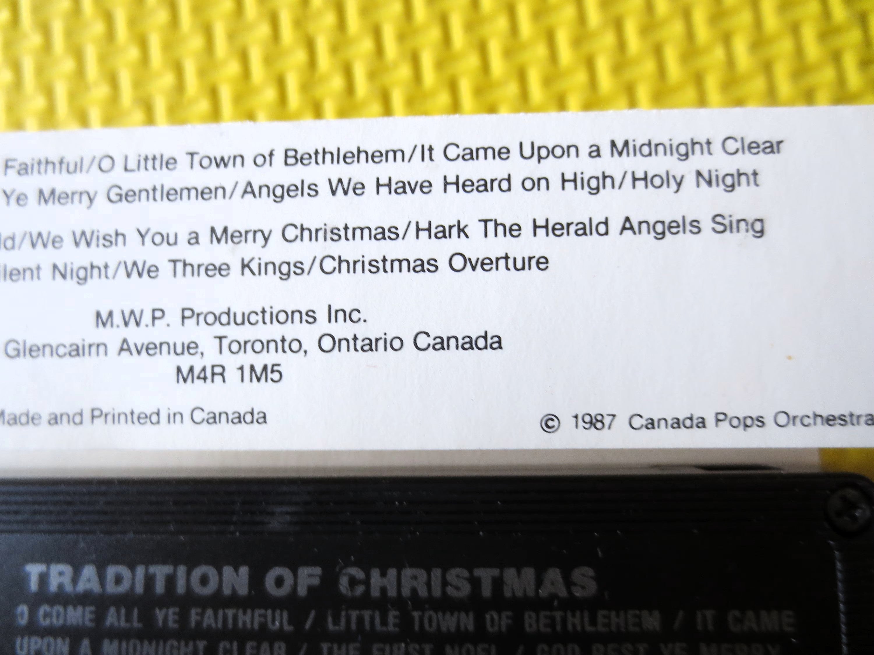 Canada Pops Orchestra – Merry Christmas (1987) Cassette